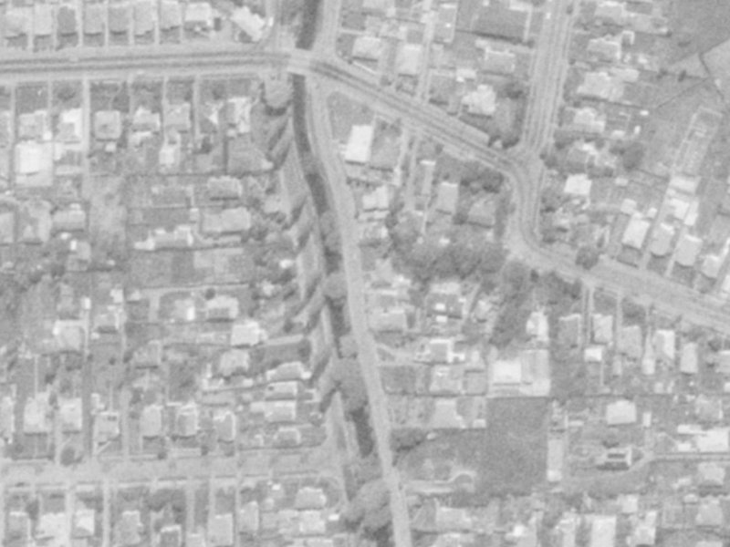 98 Palatine Terrace from the air, 1975-1979
