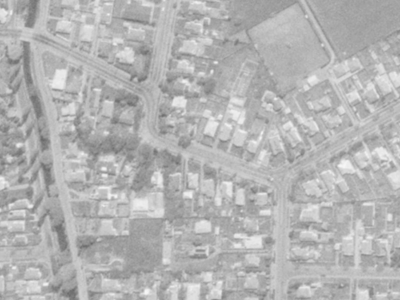 30 Saint Martins Road from the air, 1975-1979