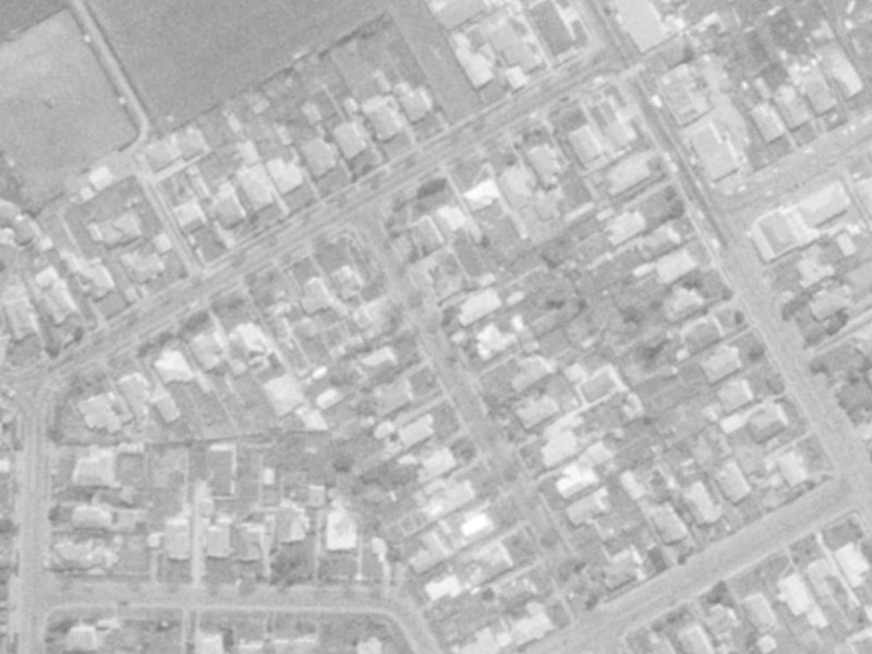 9A Ngaio Street from the air, 1975-1979