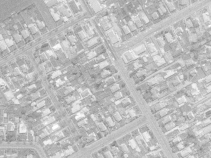 87 Wilsons Rd South from the air, 1975-1979