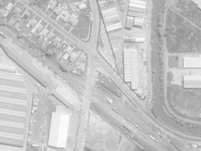 70 Maunsell Street from the air, 1975-1979