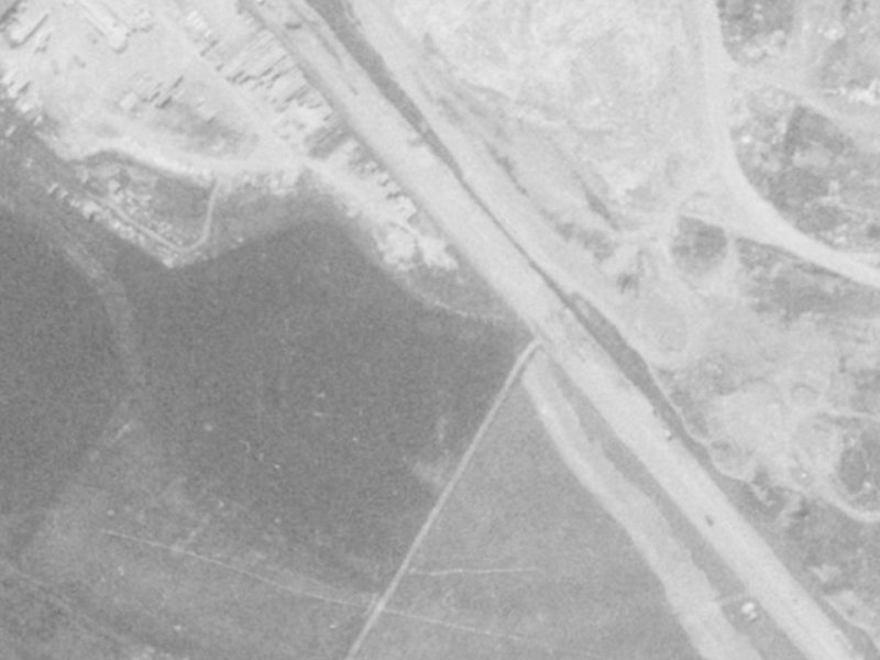 1 Columbia Avenue from the air, 1975-1979