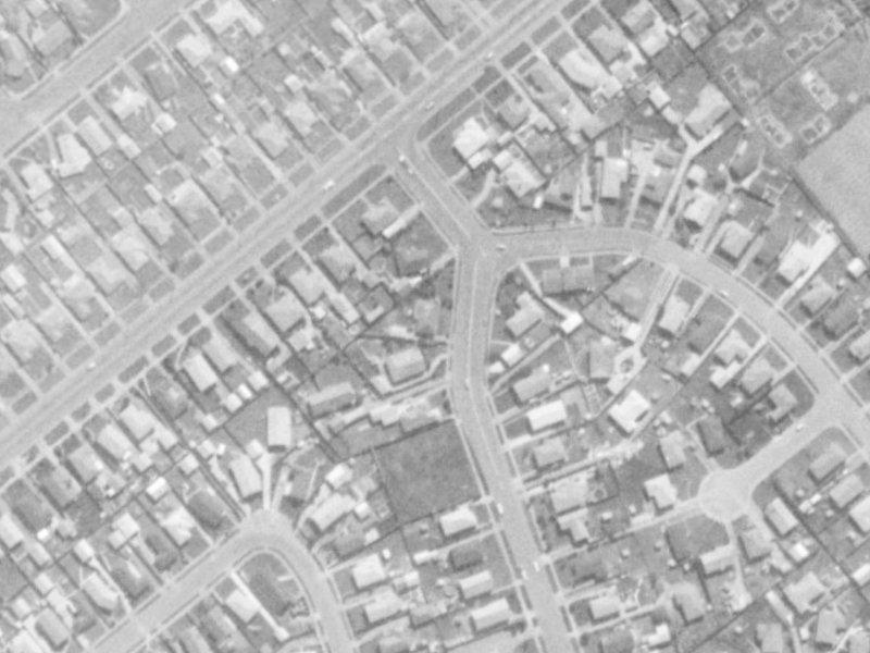 6 Rowley Avenue from the air, 1975-1979