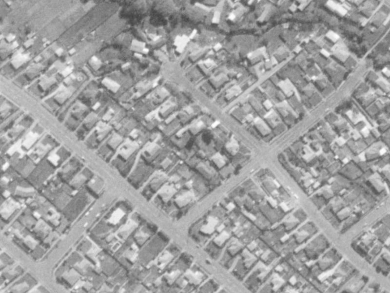 1A Smartlea Street from the air, 1975-1979