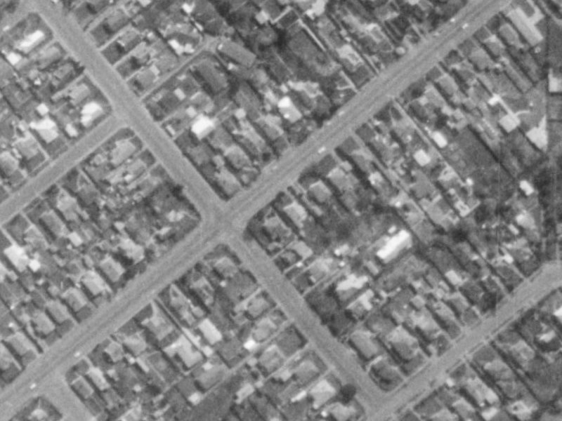 100 Somerfield Street from the air, 1975-1979