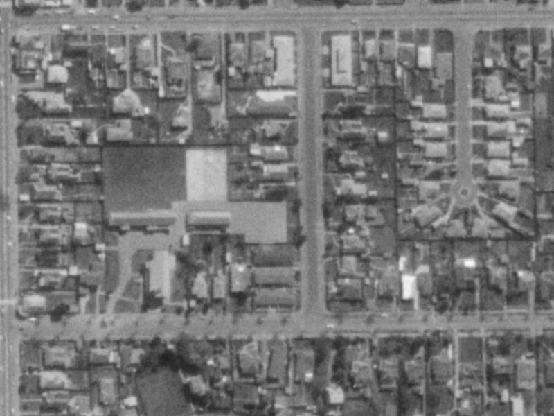 104 Colombo Street from the air, 1975-1979