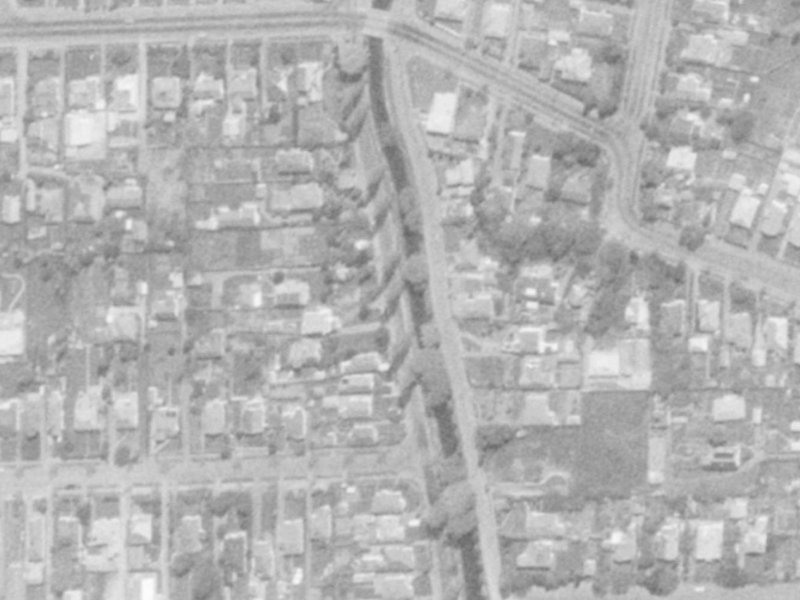 237A Eastern Terrace from the air, 1975-1979
