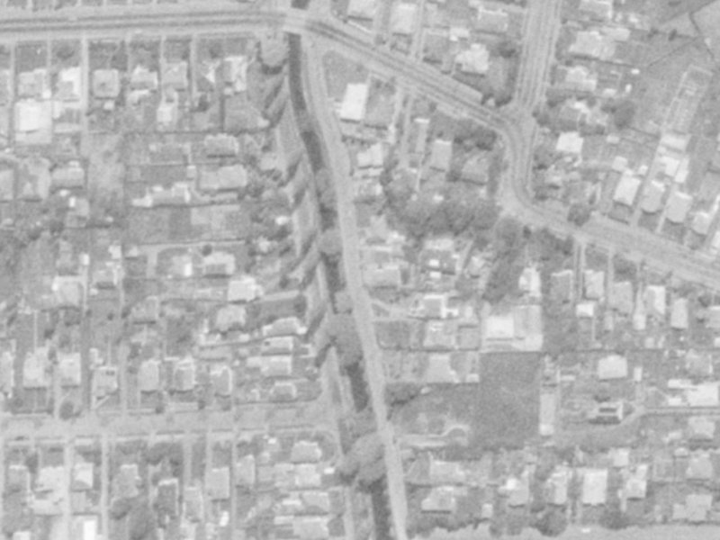 96 Palatine Terrace from the air, 1975-1979