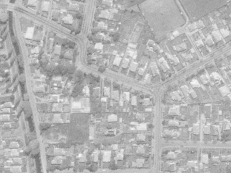 25 St Martins Road from the air, 1975-1979