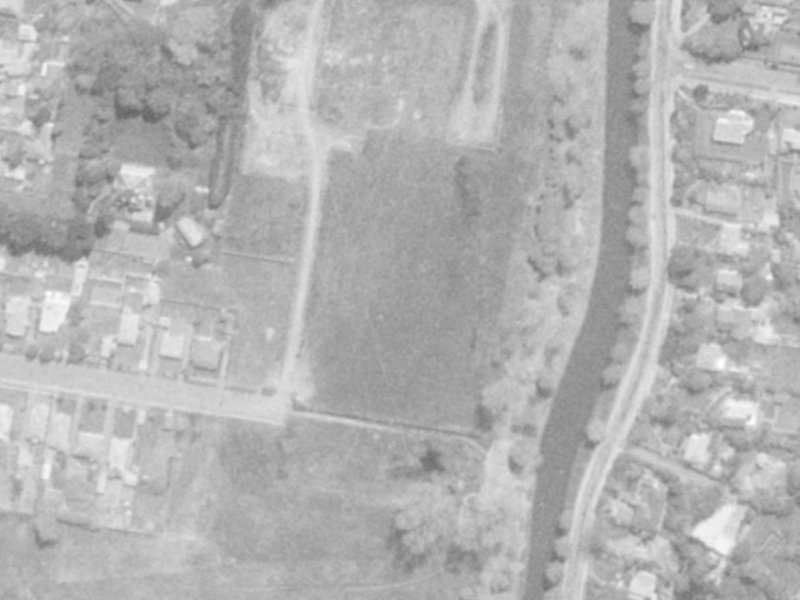 62 Butler Street from the air, 1975-1979