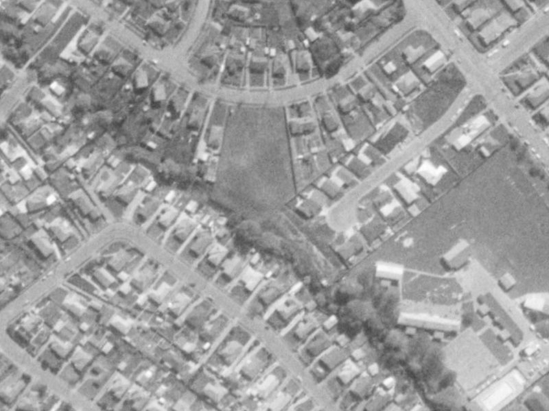 11 Urella Place from the air, 1975-1979