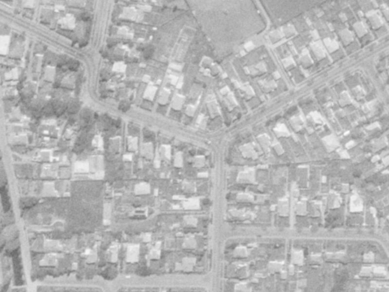 22-24 St Martins Road from the air, 1975-1979