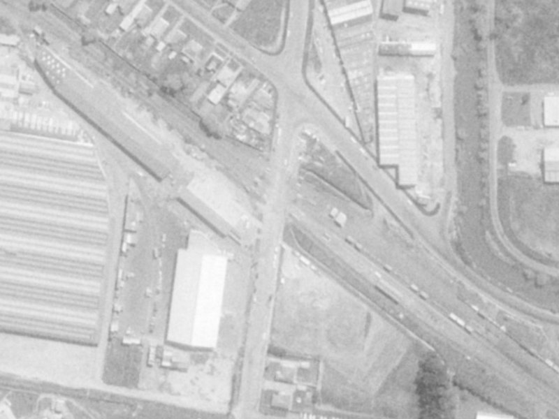 55 Curries Road from the air, 1975-1979