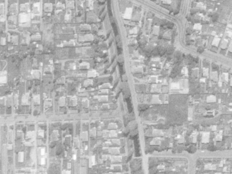 235 Eastern Terrace from the air, 1975-1979