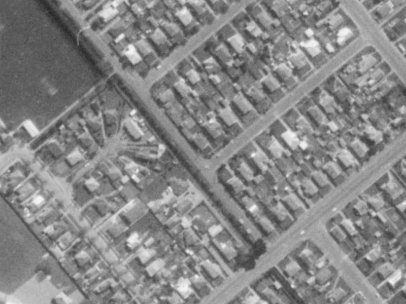 1 Cardiff Avenue from the air, 1975-1979
