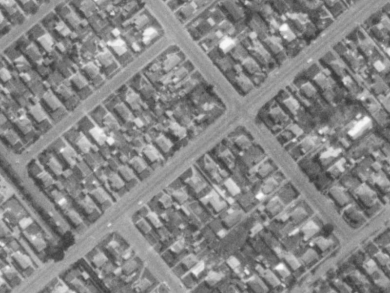 99 Somerfield Street from the air, 1975-1979