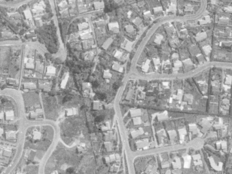 311 Saint Andrews Hill Road from the air, 1975-1979