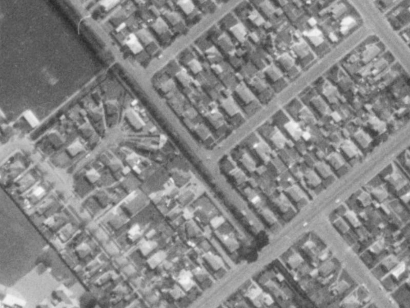 24 Woodard Terrace from the air, 1975-1979