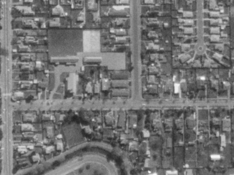 92 Colombo Street from the air, 1975-1979