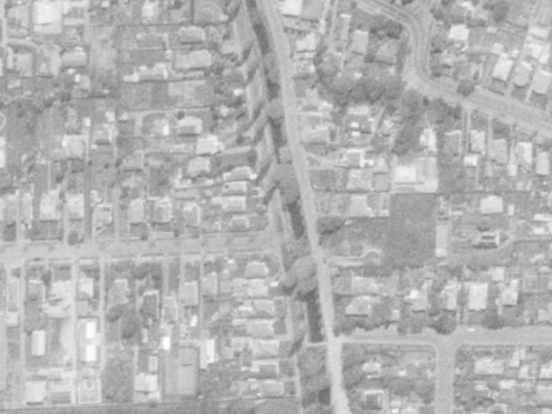 233 Eastern Terrace from the air, 1975-1979