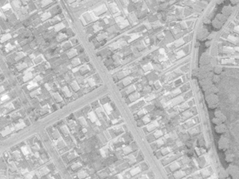 72A Wilsons Road South from the air, 1975-1979