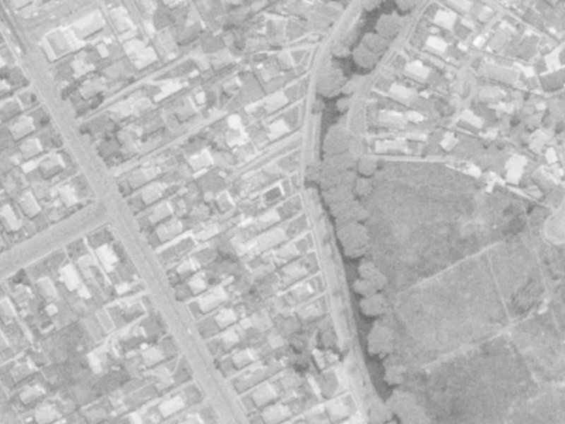 278 Riverlaw Terrace from the air, 1975-1979