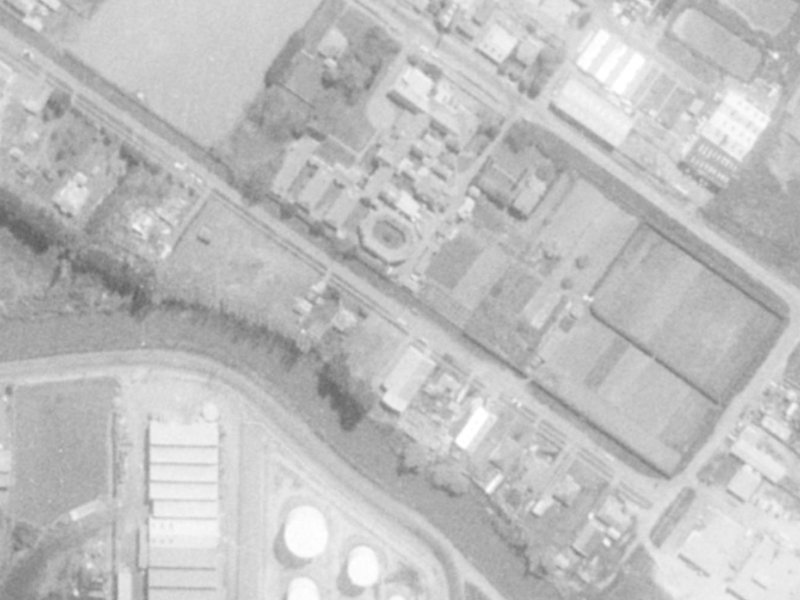 56C Broad Street from the air, 1975-1979