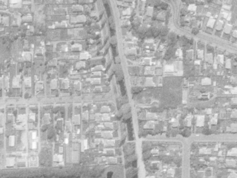 233 Eastern Terrace from the air, 1975-1979