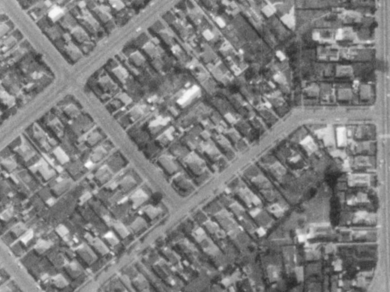 109 Colombo Street from the air, 1975-1979