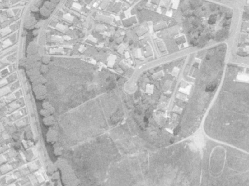 24 Ombersley Terrace from the air, 1975-1979