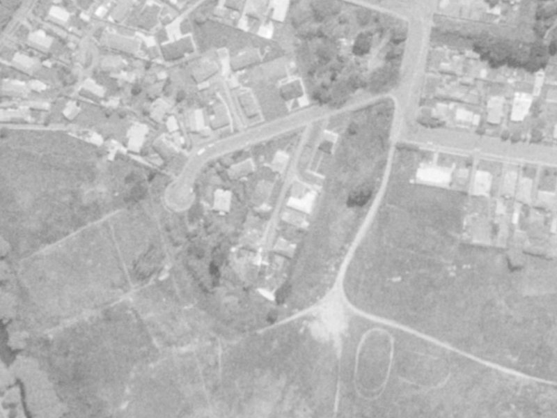 7A Ombersley Terrace from the air, 1975-1979