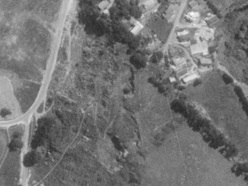 56A Balmoral Lane from the air, 1975-1979