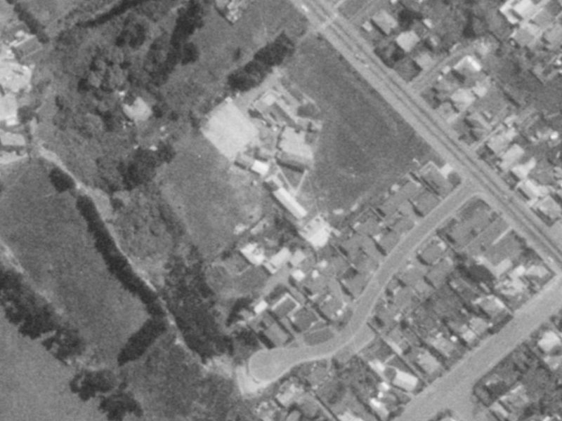 30 Raekura Place from the air, 1975-1979
