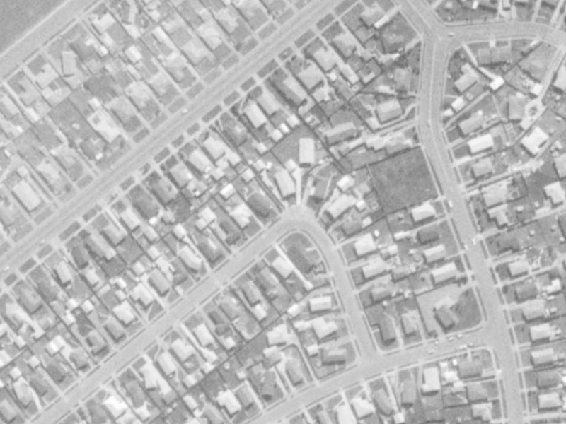 57 Stanton Crescent from the air, 1975-1979