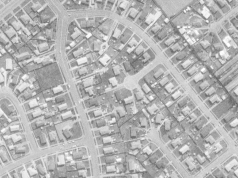9 Myers Place from the air, 1975-1979