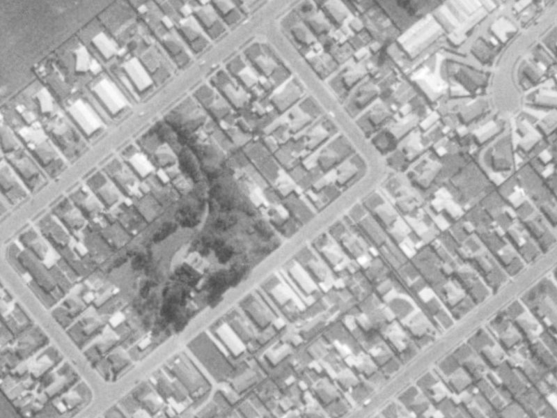 Cedars Street from the air, 1975-1979
