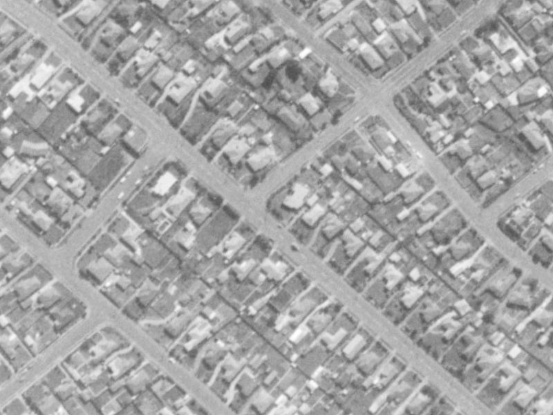 111A Hoon Hay Road from the air, 1975-1979