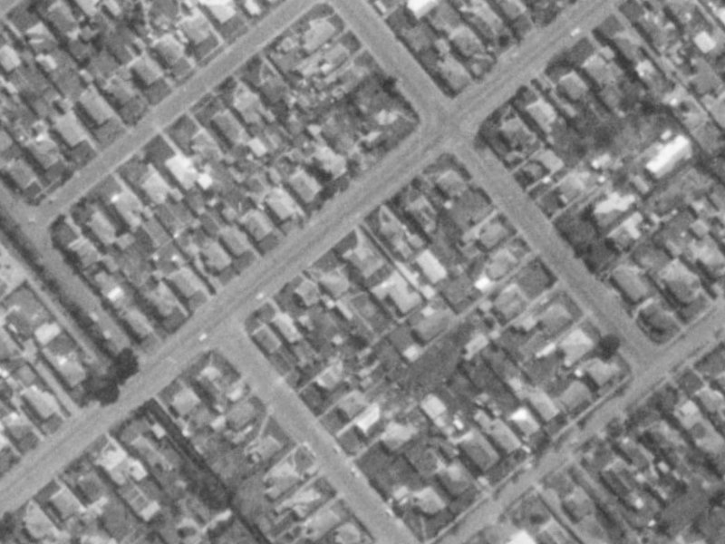88 Somerfield Street from the air, 1975-1979