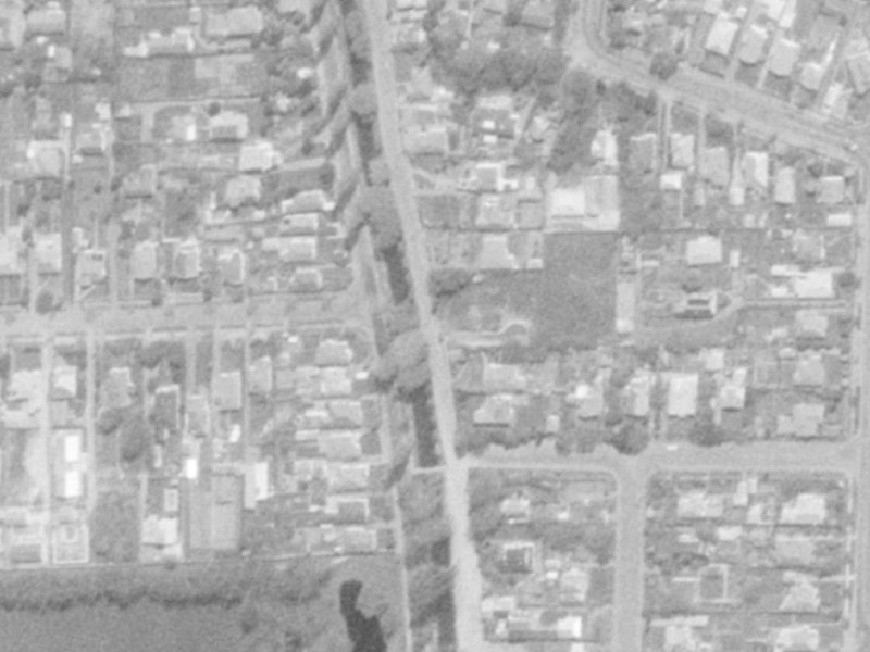 86 Palatine Terrace from the air, 1975-1979