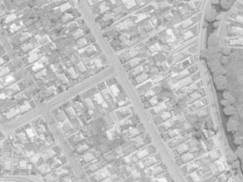 71 Wilsons Road South from the air, 1975-1979