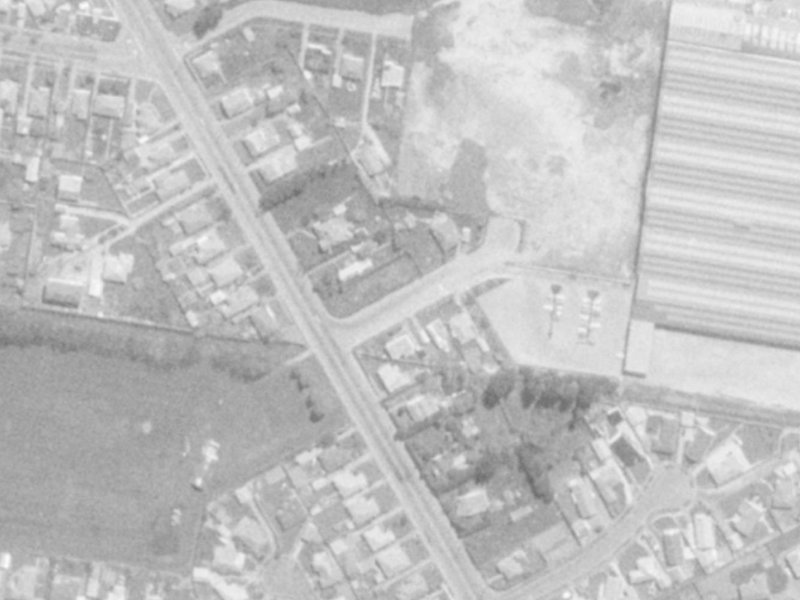 1E Kennedy Place from the air, 1975-1979