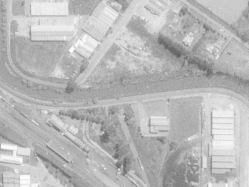 206 Cumnor Terrace from the air, 1975-1979
