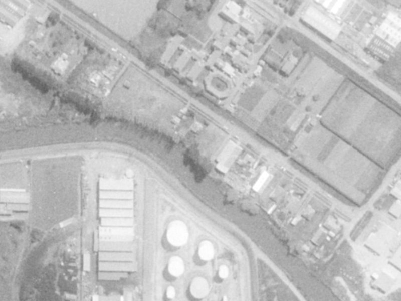 Broad Street from the air, 1975-1979