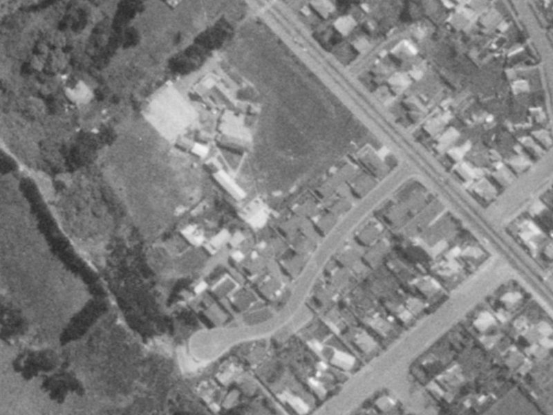 18 Raekura Place from the air, 1975-1979