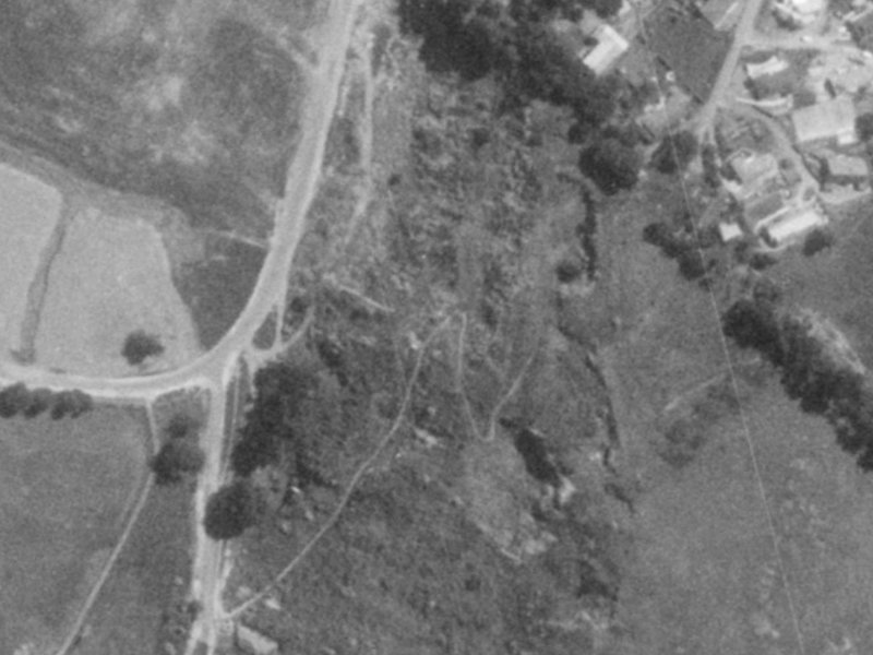 17 Glenstrae Road from the air, 1975-1979