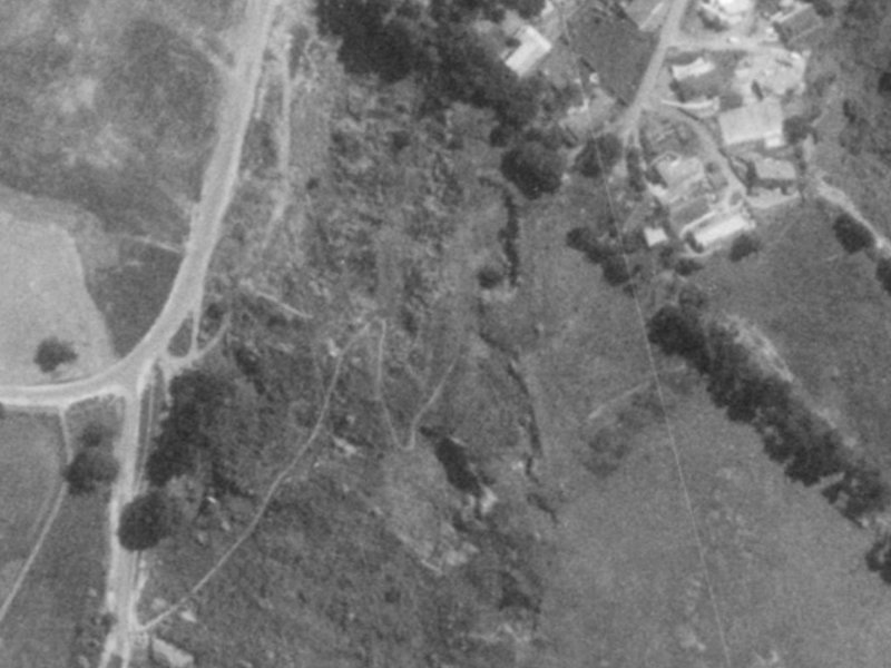 34 Glenstrae Road from the air, 1975-1979