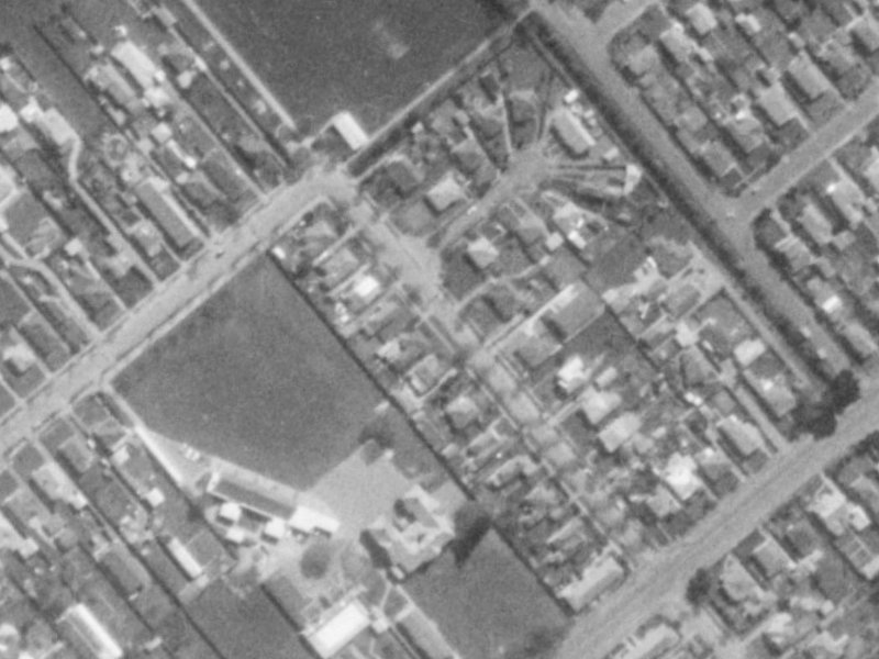 70 Studholme Street from the air, 1975-1979