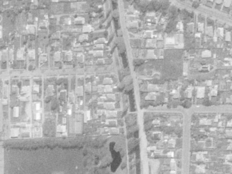 225 Eastern Terrace from the air, 1975-1979