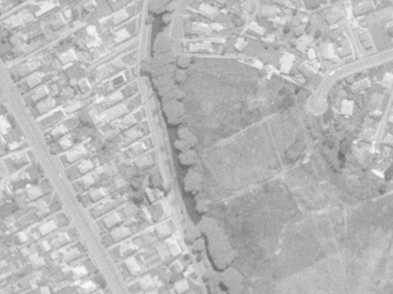 288 Riverlaw Terrace from the air, 1975-1979