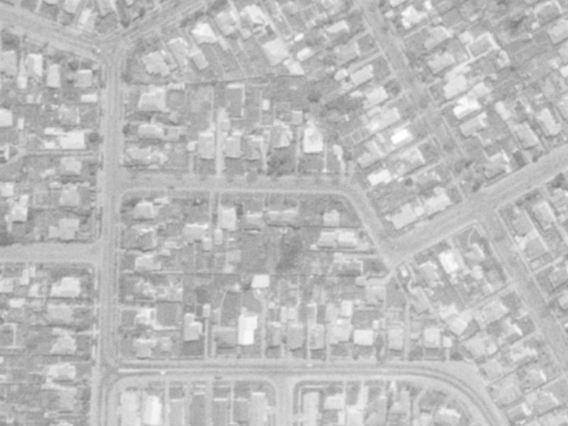 18 Koromiko Street from the air, 1975-1979